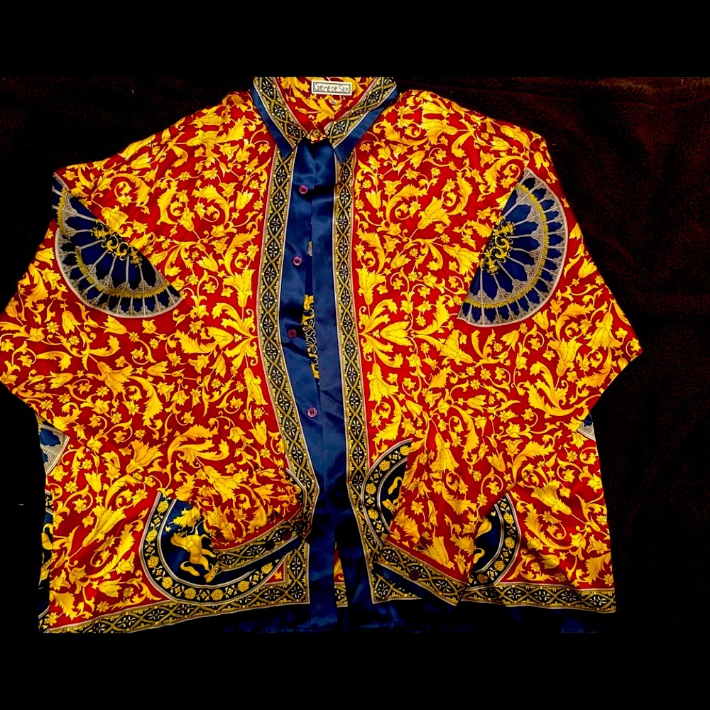 Men’s Classic Designer Silk Shirt